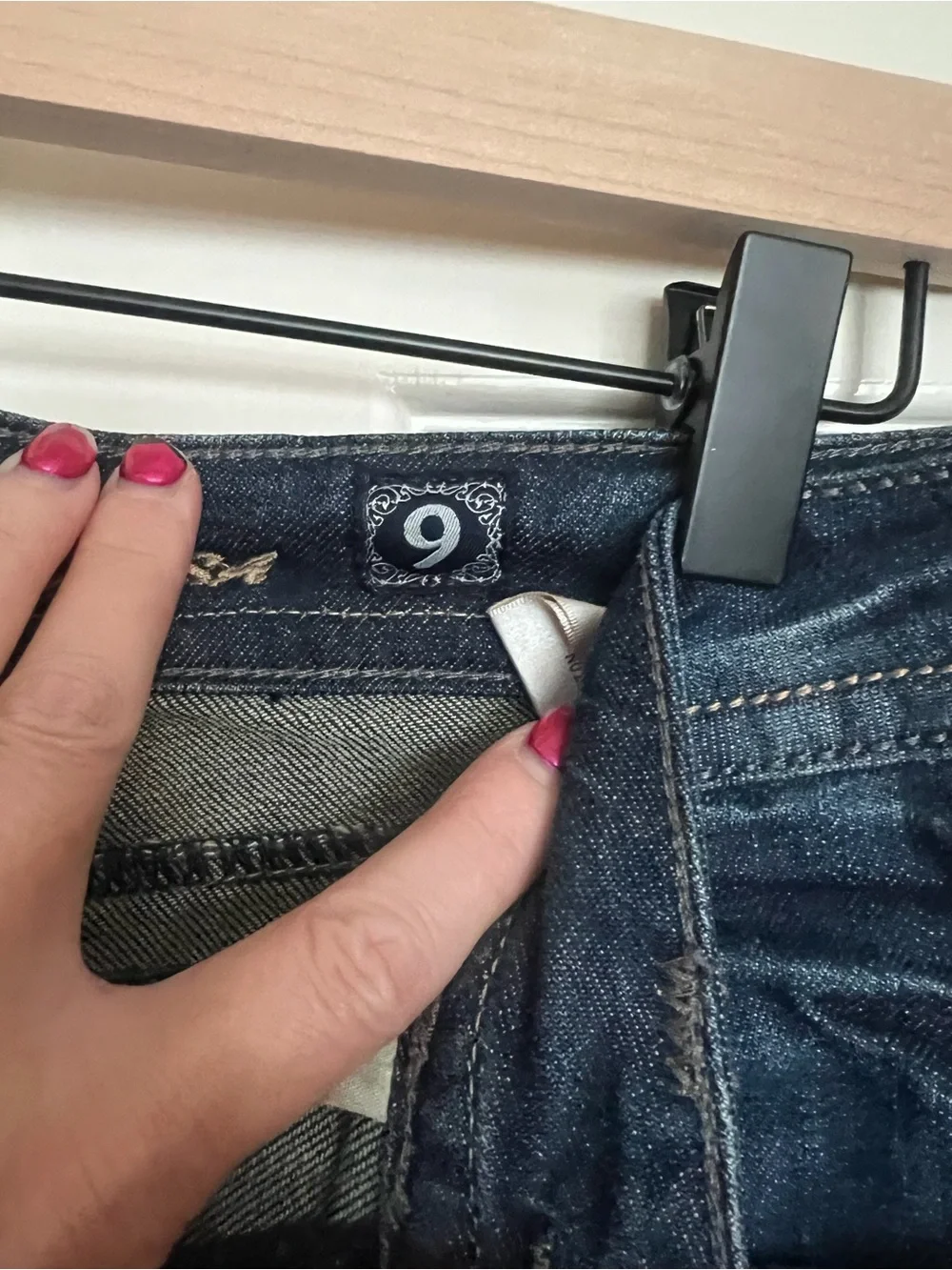 L.A. Idol Women's Denim Straight Leg 5 Pocket Jeans Size 9 NWOT